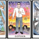 Beyond the Gates tarot card designed by artist Doug Kovacs.